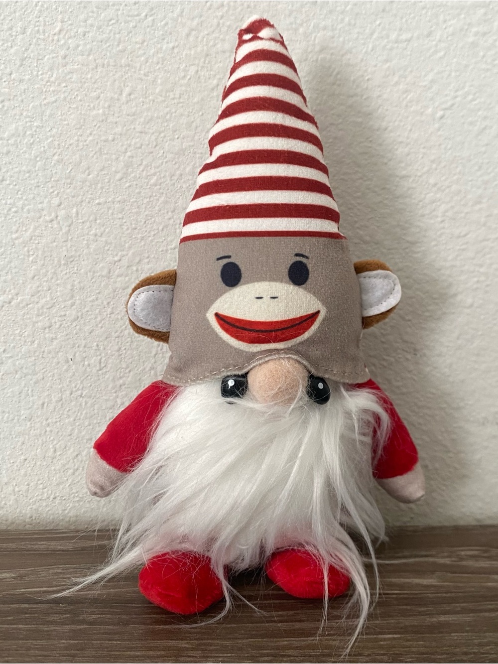Giftcraft Silly Monkey Charlie Gnome Plush Toy 2022